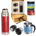 Tuscany Thermos & Coffee Cups Gift Set